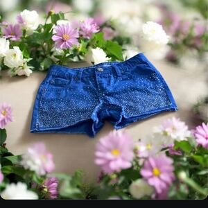 Justice premium shorts with rhinestones. Size 8R. Even has decorative bu…